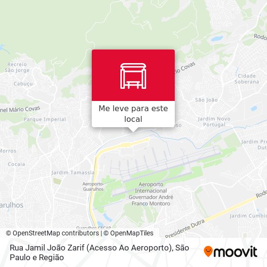 Rua Jamil João Zarif (Acesso Ao Aeroporto) mapa