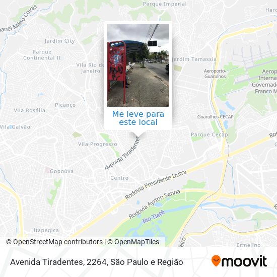 Avenida Tiradentes, 2264 mapa