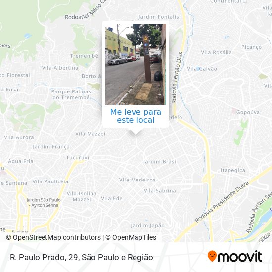 R. Paulo Prado, 29 mapa