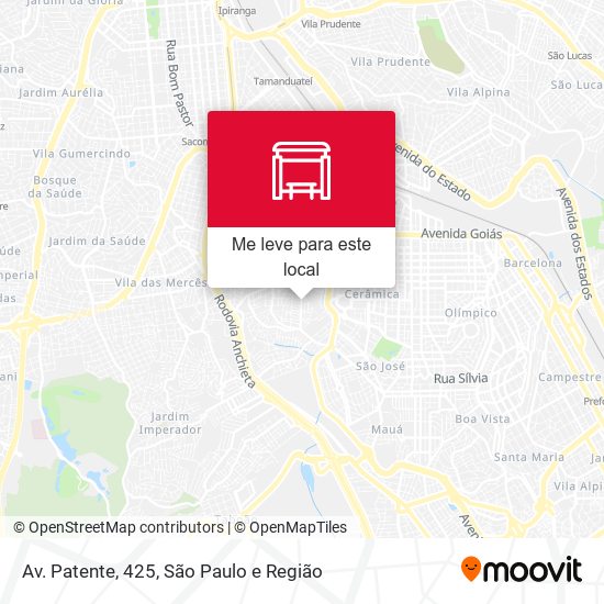 Av. Patente, 425 mapa