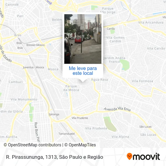 R. Pirassununga, 1313 mapa