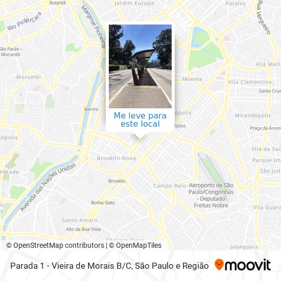 Parada 1 - Vieira de Morais B / C mapa