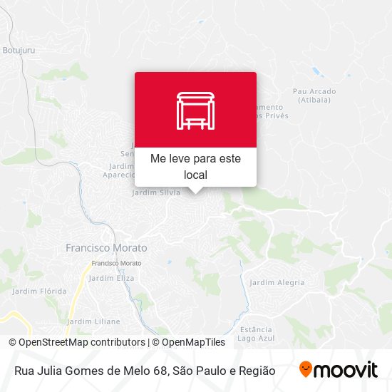 Rua Julia Gomes de Melo 68 mapa