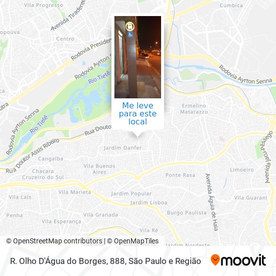 R. Olho D'Água do Borges, 888 mapa