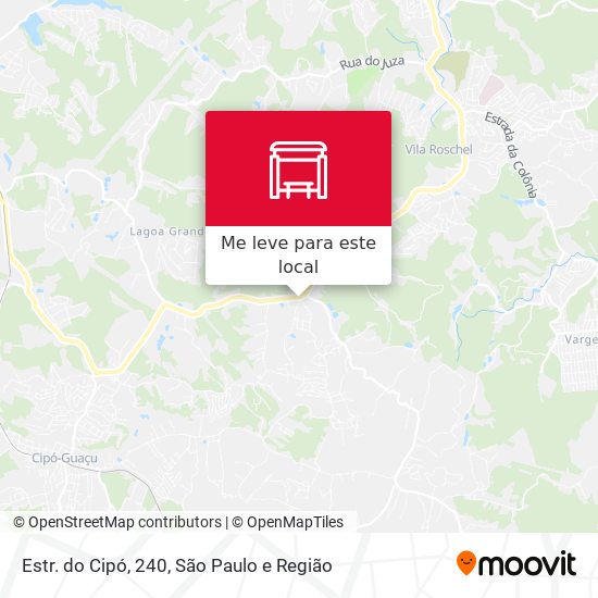 Estr. do Cipó, 240 mapa