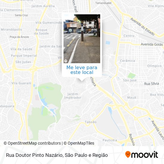 Rua Doutor Pinto Nazário mapa