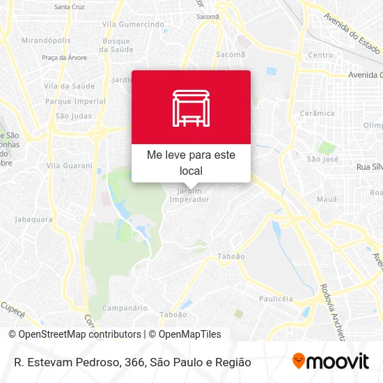 R. Estevam Pedroso, 366 mapa