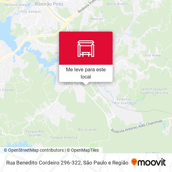 Rua Benedito Cordeiro 296-322 mapa