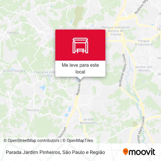 Parada Jardim Pinheiros mapa
