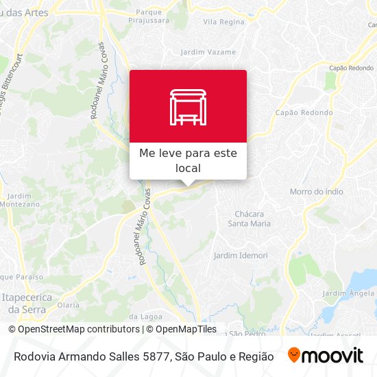 Rodovia Armando Salles 5877 mapa