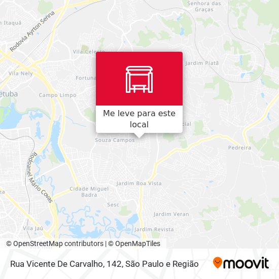 Rua Vicente De Carvalho, 142 mapa