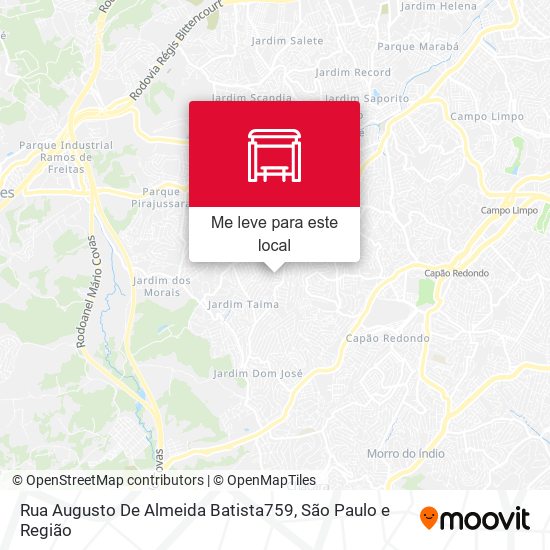 Rua Augusto De Almeida Batista759 mapa