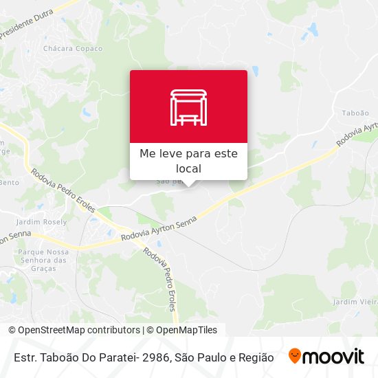 Estr. Taboão Do Paratei- 2986 mapa