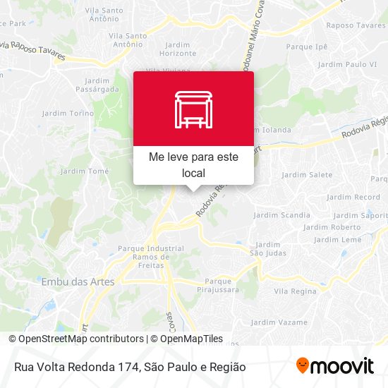 Rua Volta Redonda 174 mapa
