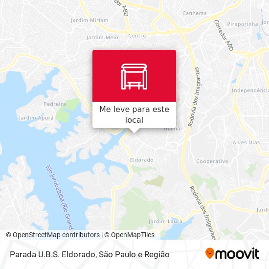Parada U.B.S. Eldorado mapa