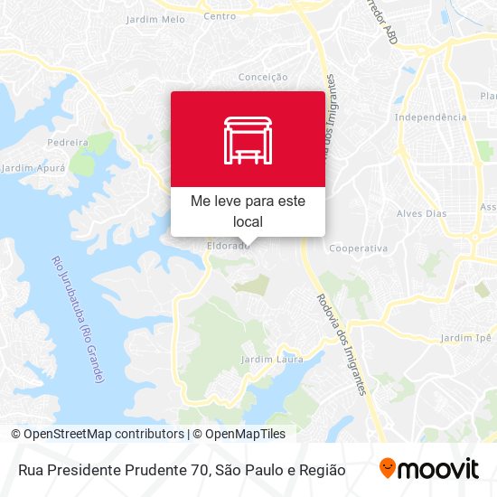 Rua Presidente Prudente 70 mapa