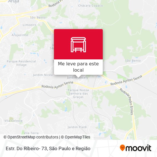 Estr. Do Ribeiro- 73 mapa