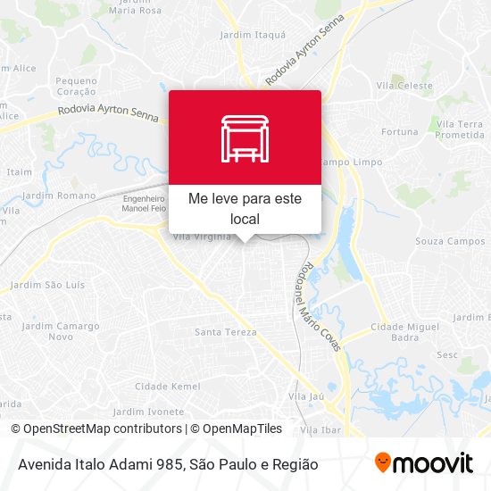Avenida Italo Adami 985 mapa