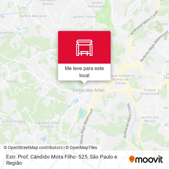 Estr. Prof. Cândido Mota Filho- 525 mapa