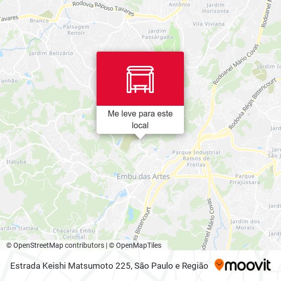 Estrada Keishi Matsumoto 225 mapa