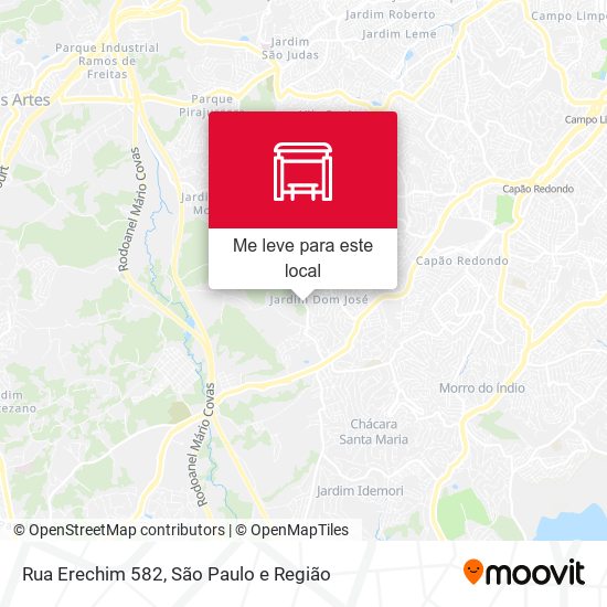 Rua Erechim 582 mapa