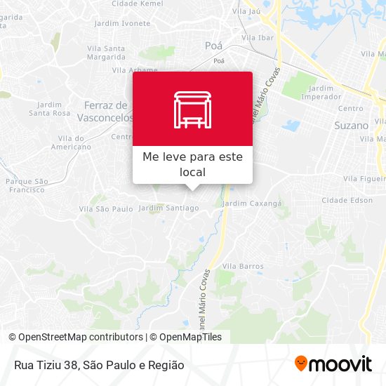 Rua Tiziu 38 mapa