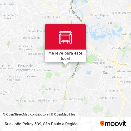 Rua João Pekny 539 mapa