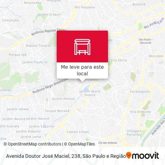 Avenida Doutor José Maciel, 238 mapa