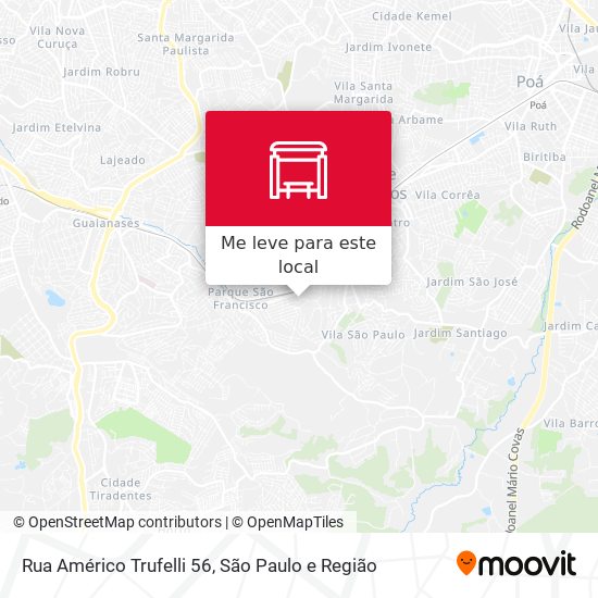 Rua Américo Trufelli 56 mapa