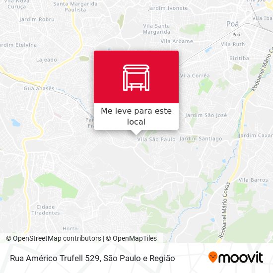 Rua Américo Trufell 529 mapa