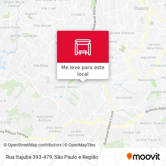 Rua Itajubá 393-479 mapa