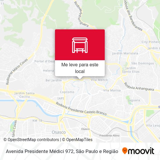 Avenida Presidente Médici 972 mapa