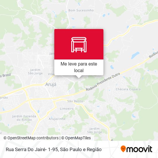 Rua Serra Do Jairé- 1-95 mapa