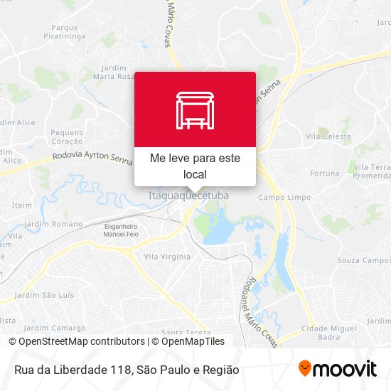 Rua da Liberdade 118 mapa