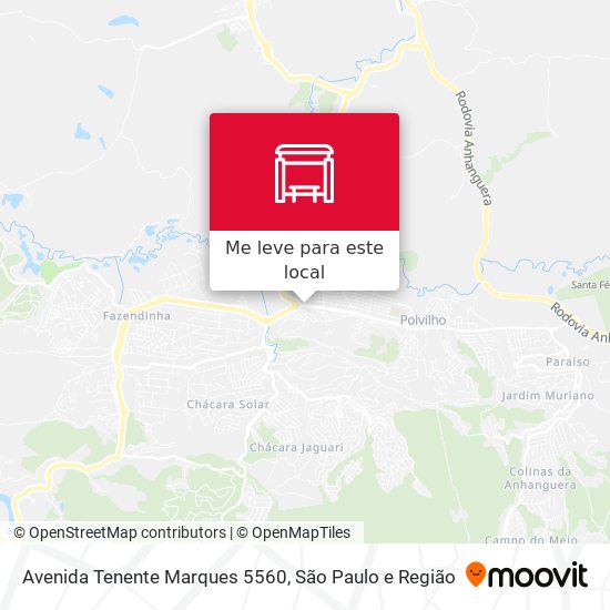 Avenida Tenente Marques 5560 mapa