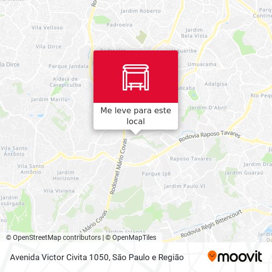 Avenida Victor Civita 1050 mapa