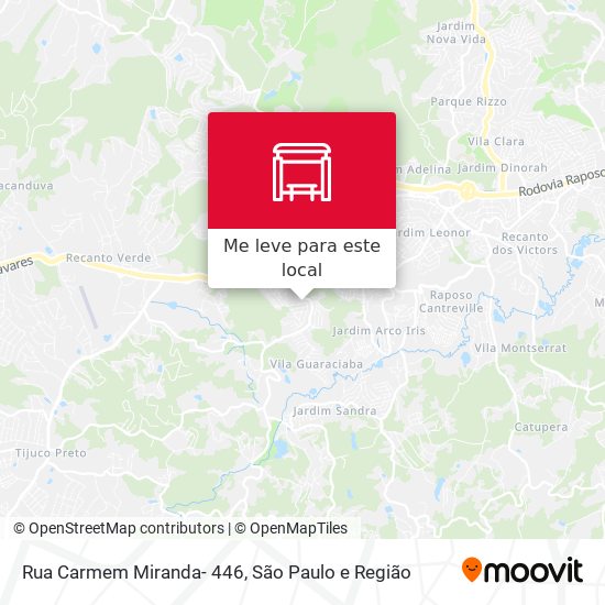 Rua Carmem Miranda- 446 mapa