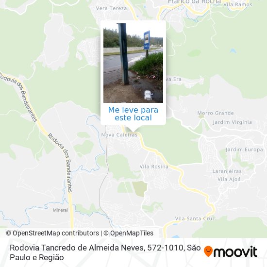 Rodovia Tancredo de Almeida Neves, 572-1010 mapa