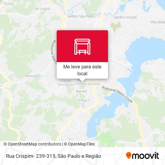 Rua Crispim- 239-315 mapa