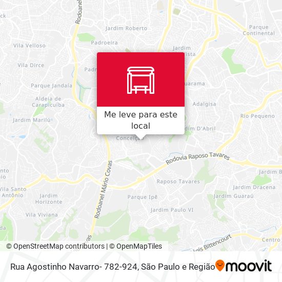Rua Agostinho Navarro- 782-924 mapa