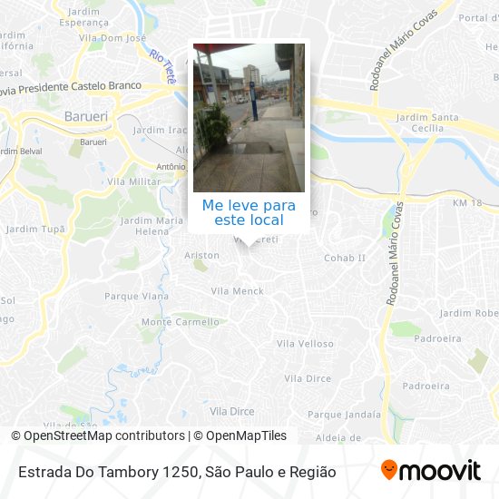 Estrada Do Tambory 1250 mapa