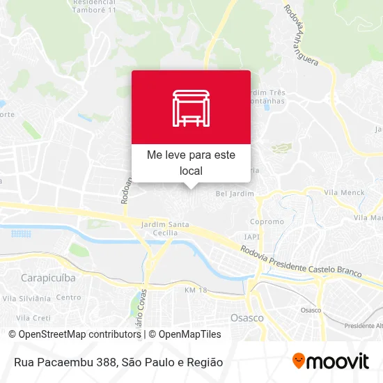 Rua Pacaembu 388 mapa