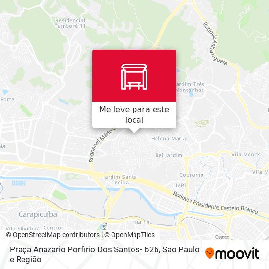 Praça Anazário Porfírio Dos Santos- 626 mapa