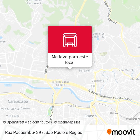 Rua Pacaembu- 397 mapa