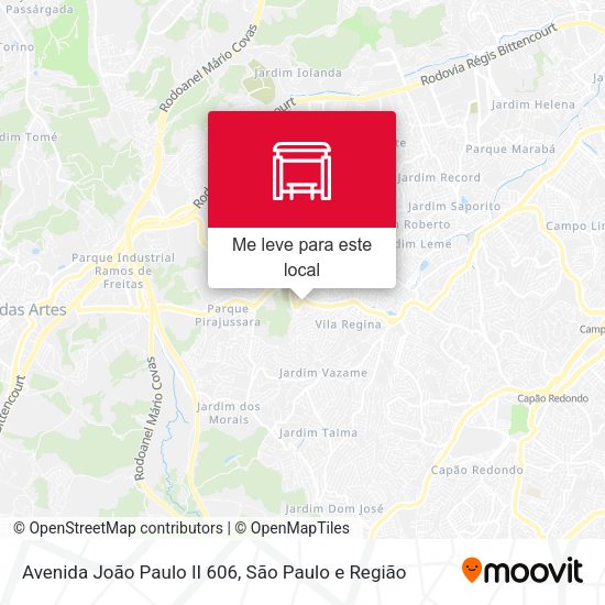 Avenida João Paulo II 606 mapa