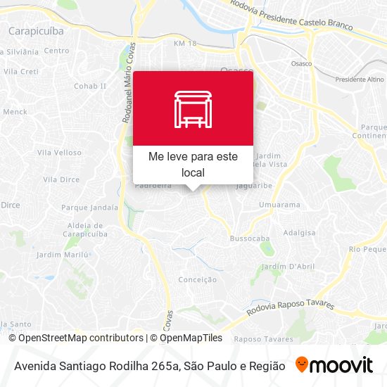 Avenida Santiago Rodilha 265a mapa
