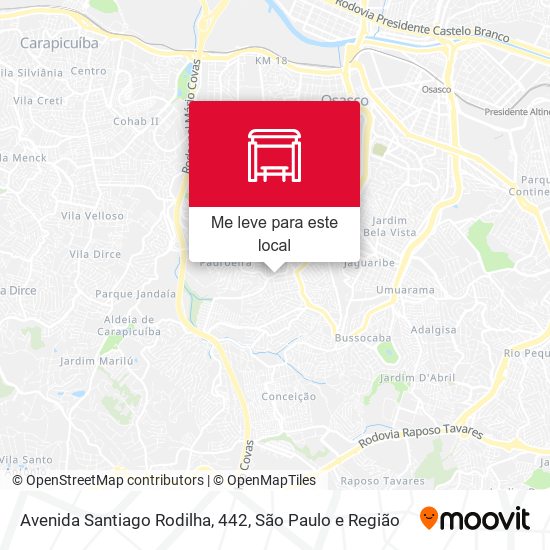 Avenida Santiago Rodilha, 442 mapa