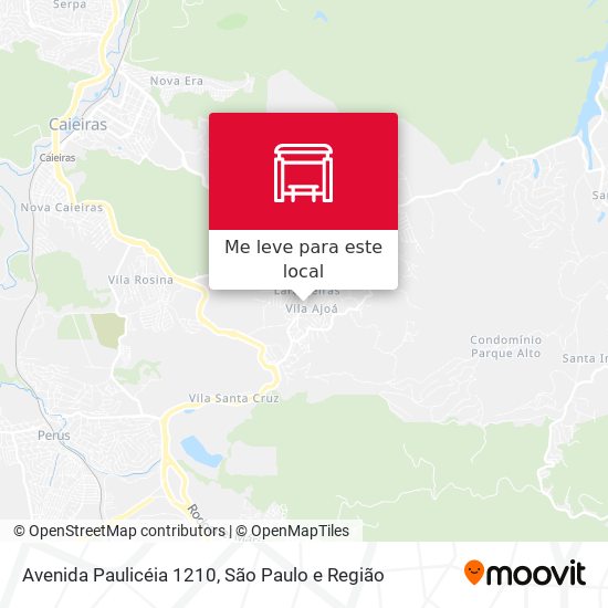 Avenida Paulicéia 1210 mapa