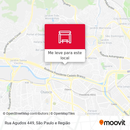 Rua Agudos 449 mapa