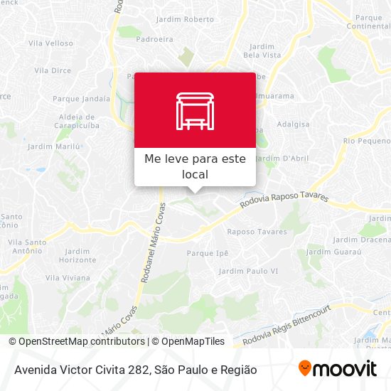 Avenida Victor Civita 282 mapa